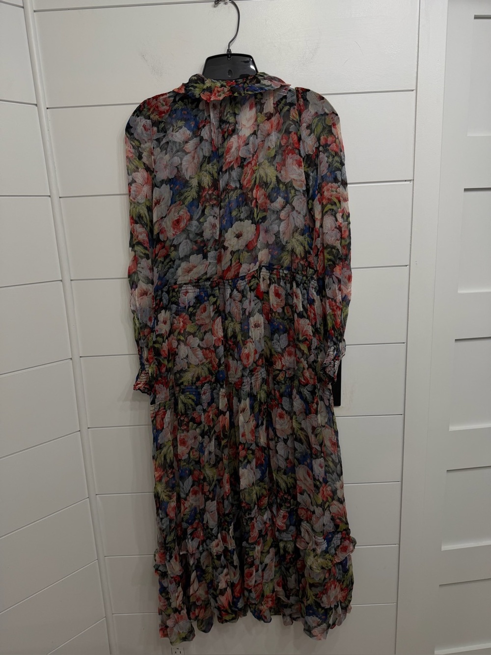 Anthropologie The Marais Printed Chiffon Maxi Dress Size Small 36688 - Picture 5 of 11